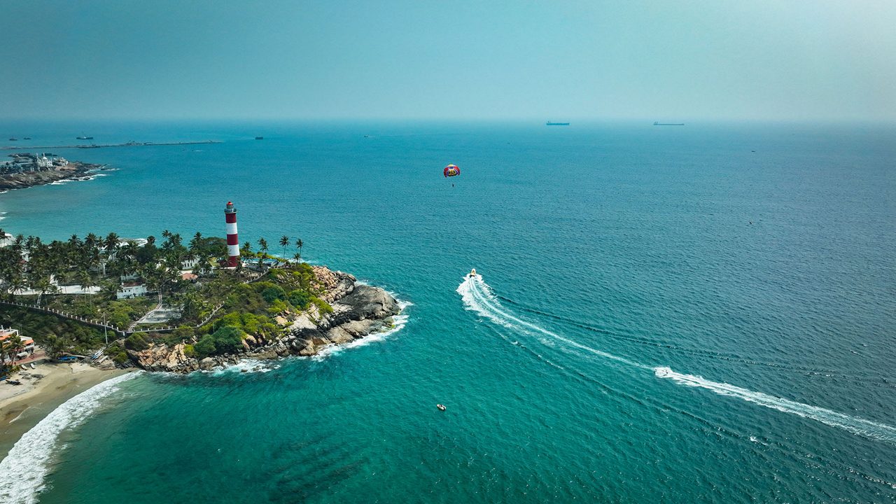 Kovalam Beach in Kerala